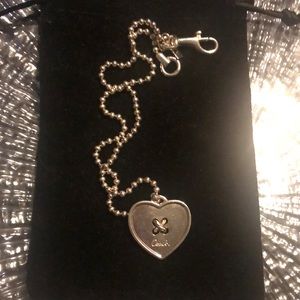 Coach sterling silver necklace